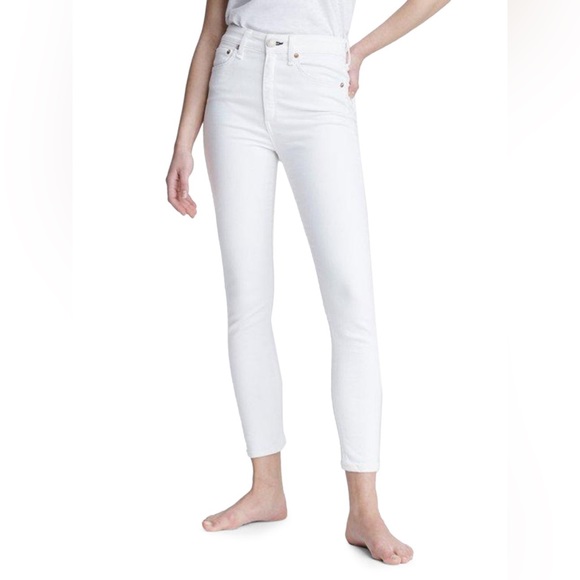 rag & bone Nina High Waist Ankle Flare Jeans in Poppy1 , Size 23